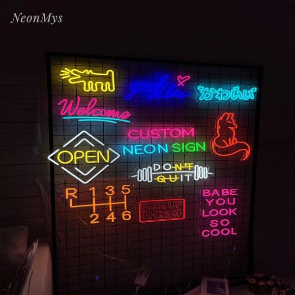 Custom Neon Signs Private Personalised Wedding Party Birthday Store Wall Decor Custom Neon Sign Wall Decor Aesthetic LED Y240817
