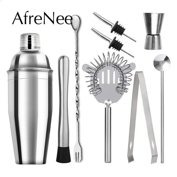 Professional cocktail shaker set bartender equipment bar wine Martini beverage mixer Boston shaker bartender set bar tools 240819