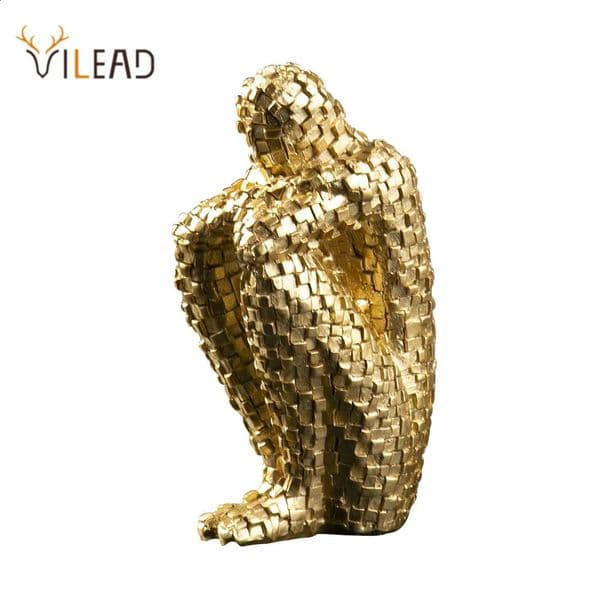 Vilead Nordic Abstract Character Figurines Ornaments Creative Home Decoration Living Room Office Statue Desktop Bookshelf Gifts 240816