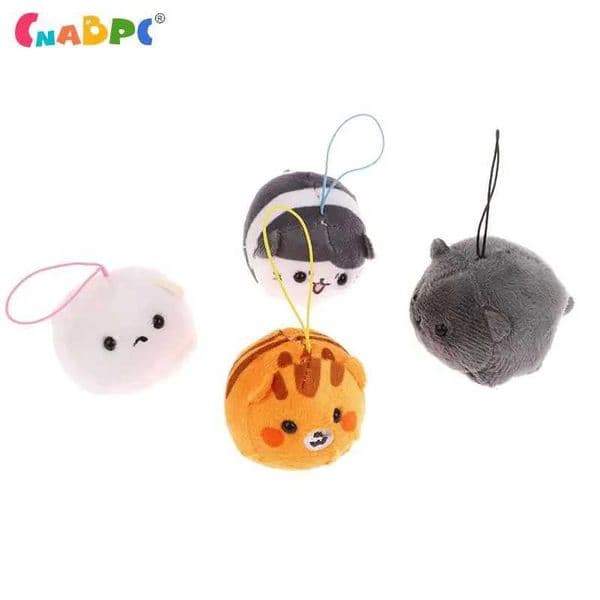 Cartoon Animal Plush Cat Keychain Lucky Cat Doll Keychain Girl Packaging Accessories Earphone Box Friendship Gift W240817
