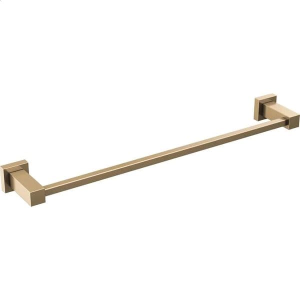 Faucet Velum 18Inch Single Gold Bathroom Towel Holder Wall Mounted Rack Hanger Champagne Bronze 240812