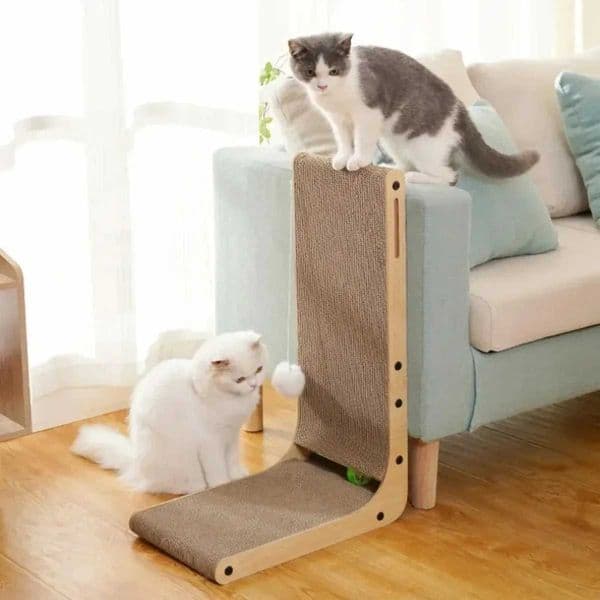 Wear-resistant Scratching Scratch-resistant Cat and Scratch Cat Board Pet L-shaped Post Kitten Scratching Furniture Protector