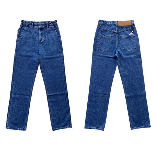 Jeans designer jeans women womens Street Hollowed Out Patch Embroidered Decoration Casual Blue Straight Denim Pants Thicken Warm Slimming Jean Pants Printing