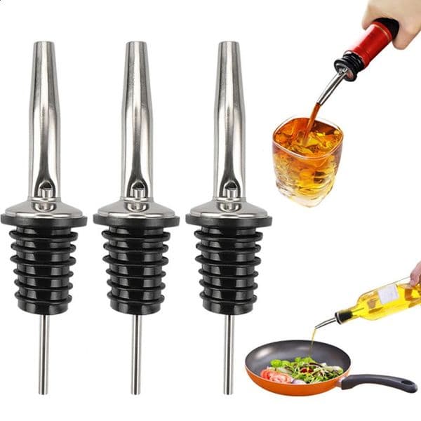 1234 pieces of stainless steel wine bottles olive oil filling machine distributor nozzle bottle bar accessory 240819