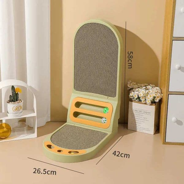 Cat Scratching Board L-shaped Scratch Board Corrugated Paper Cat Scrapers Wear-resistant Durable Cat Grinding Claw ToysXJ240817
