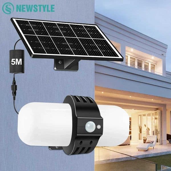 Solar Lights Outdoor Garde 1000LM Solar Security Street Barn Lights Motion Sensor Waterproof LED 3 Modes Flood Lights Garage Pat Y240820