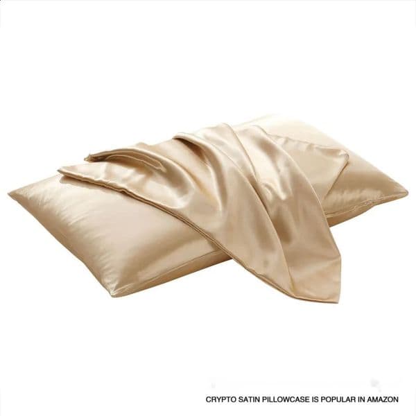 Pillow Case Japanese Satin Pillow Cover Solid Color Double Sided Silk Pillow Cover Ice Silk Pillow Cover 240822