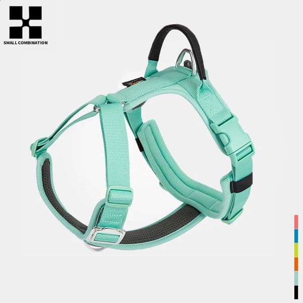 SMALL COMBINATION Pet Harness No Pull Nylon Reflective Dog Harness Adjustable Comfortable Control Walking Running accessories 240822