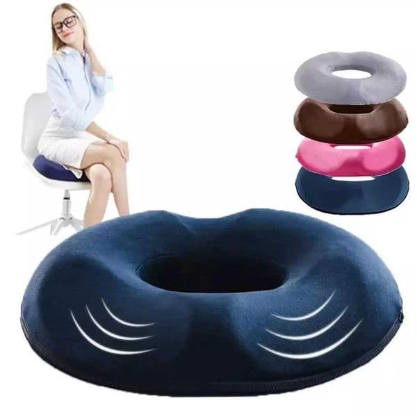 1PCS Donut Pillow Hemorrhoid Seat Cushion Tailbone Coccyx Orthopedic Medical Seat Prostate Chair for Memory FoamXJ240821