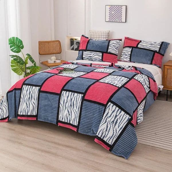 Blanket Flannel sheets warm milk duvet single and double sided fleece blankets summer thin blankets cover blankets 240822