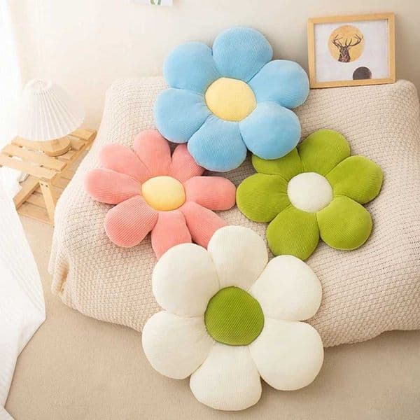 Sunflower Pillows Small Daisy Cushions Petals Flowers Cute Birthday Gifts 40/50cm Home Decorations Bedroom Office SuppliesXJ240821