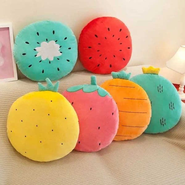 Simulation Fruit Cushion Cotton Office Chair Student Seat Dining Home Decoration for GiftsXJ240821