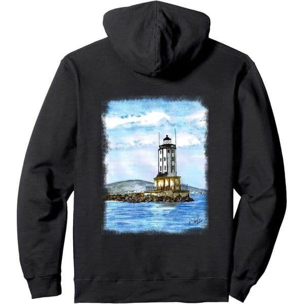 Hoodie for Mens Womens Los Lighthouse Angeles Gate San Pedro Original Art Pullover Hoodie Graphic Hoodies sweatshirt Pullover Long Sleeve