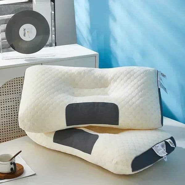 Soy fiber massage cervical pillow with porous and breathable features helps with sleeping suitable for hotel and home beddingXJ240822