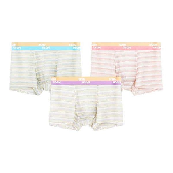 Mens Underwear Thin Breathable Fashion Underwear Pajamas Mens Shorts Running Fitness Boxer Mens Flat Pants U-sW240727