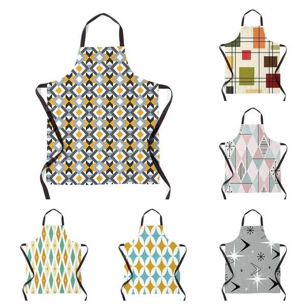 Waterproof original apron Women kitchen Children Aesthetic girl princess kids waiter work apron oil proof nordic boho plantXJ24