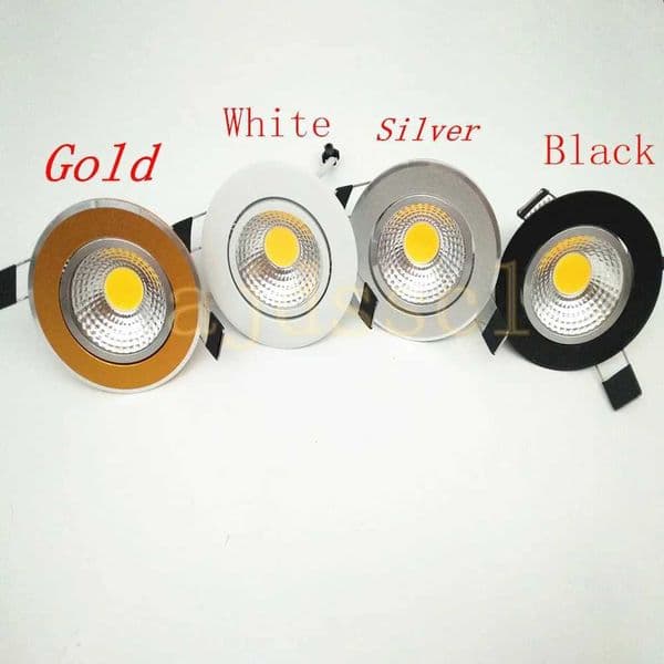 Downlights Super Bright Spot downlight light COB Light Dimmable 3w 5w 7w 12w 110V/220V ceiling recessed Lights Indoor Lighting Y240822