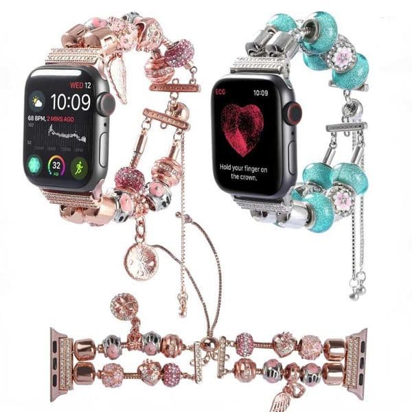 DIY Jewelry Strap for iwatch Band 44mm 40mm 45mm 41mm 42 38 49mm Adjustable ladies bracelet for iWatch Ultra 9 8 7 6 5 3 SE Z240824