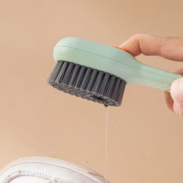 12Pcs multifunctional cleaning brush soft liquid shoe clothing board 240824