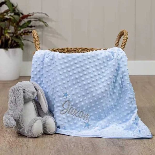 Personalized name baby hot blanket and customized baby name baby blanket W240824