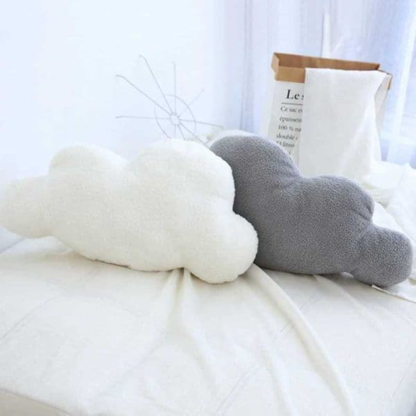 Cute stuffed plush cloud toy super soft pillow cushion bed for girls room Pp cotton chair sofa cushion home decoration gift W240819