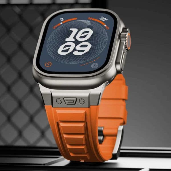 Soft Silicone Strap For iwatch Ultra 2 49mm Series 9 8 7 45mm 44mm Sport Rubber Band For iWatch 6 5 4 se 44 42mm Bracelet Z240824