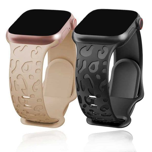 Engraved Strap for iwatch Ultra Band 49mm 44mm 40mm 41/45mm 38/42mm Silicone Sport Bracelet for IWatch Series 9 8 7 SE 5 3 Z240824