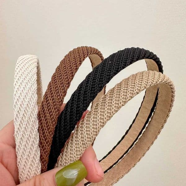 Vintage black and white border hair clip headband suitable for women girls parties brides wedding headband accessories M240826