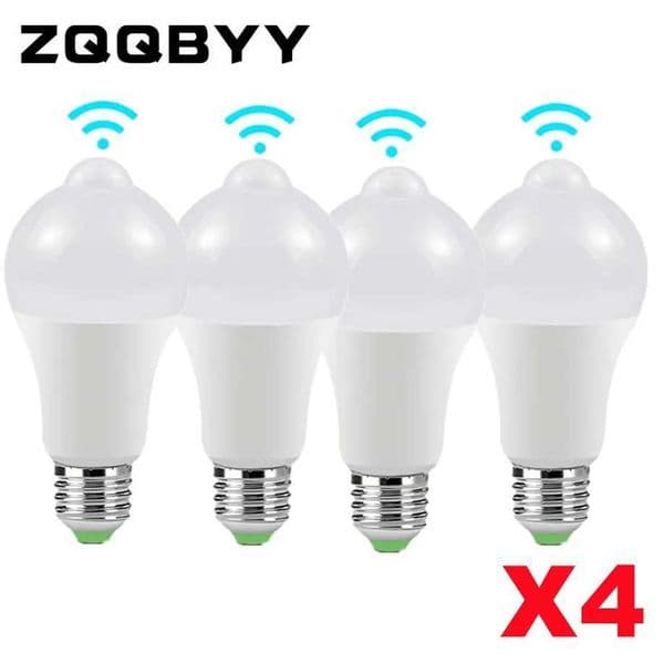E27 LED motion sensor bulb LED light PIR sensor bulb automatic on/off night light for porch staircase garage safety light CL240826