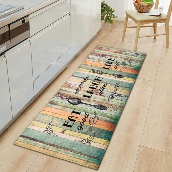 Kitchen floor mat bathroom entrance door family living room bedroom decoration carpet balcony lobby door anti slip foot mat 240826