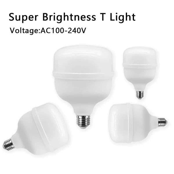 2pcs high lumen LED light AC 110V 220V E27 LED light bulb 20W 30W 40W 50W LED light fixture for home decoration CL240826