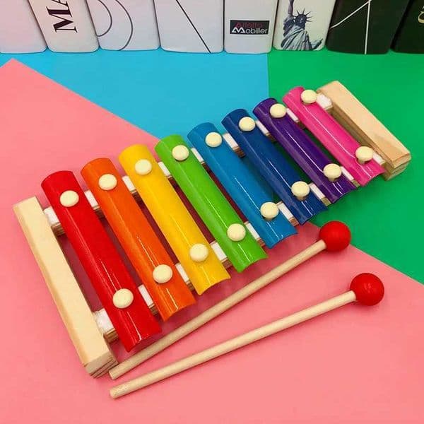 Wooden Orff eighth degree playing instrument W240826
