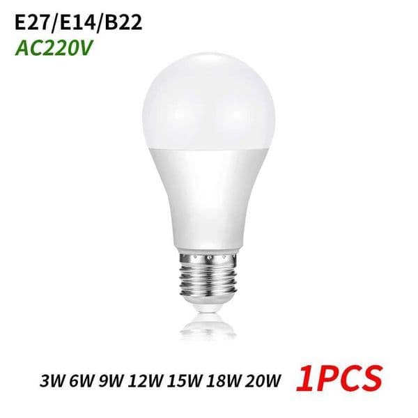 LED bulb E27 E14 B22 3W 6W 9W 12W 15W 18W 20W SMD2835 AC 220V LED light cold and warm white light Bombilla light CL240826