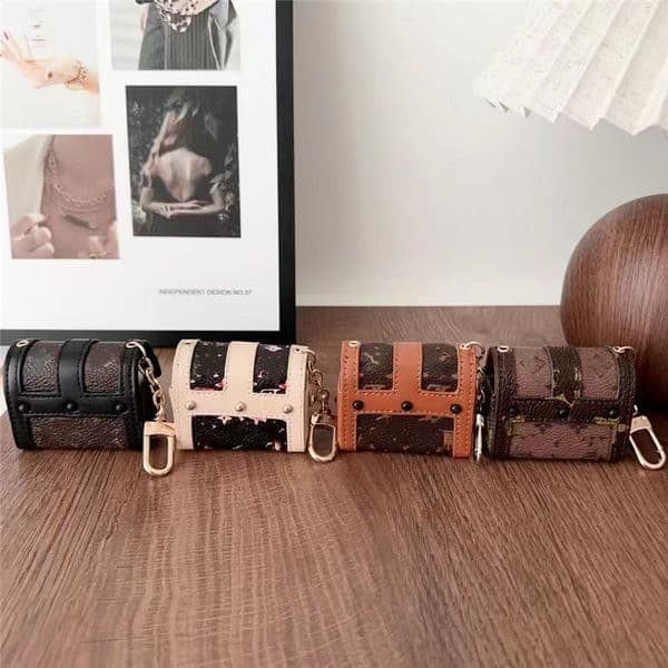 Fashion Universal Mini Bag AirPods Pro 2 3 4 Case Headphone Cases Car Key Cover Protective Wedding Gift for Guest Handbag Lipstick Bag Handbags Lady Coin Purse