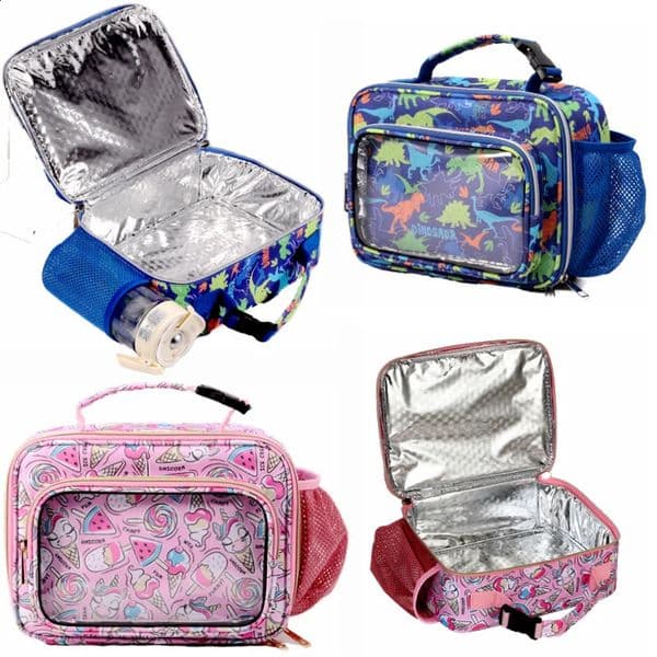 Clean lunch bag childrens box insulated soft cooler return to school meal handbag 240826
