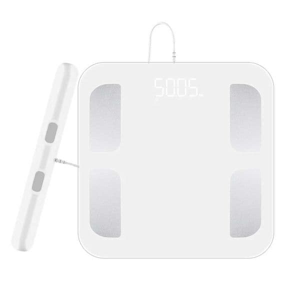Smart Body Composition Scale 8 Electrodes 4 Sensors Smart BMI LED Digital Display Bioimpedance Scale Body Fat Scale M240828