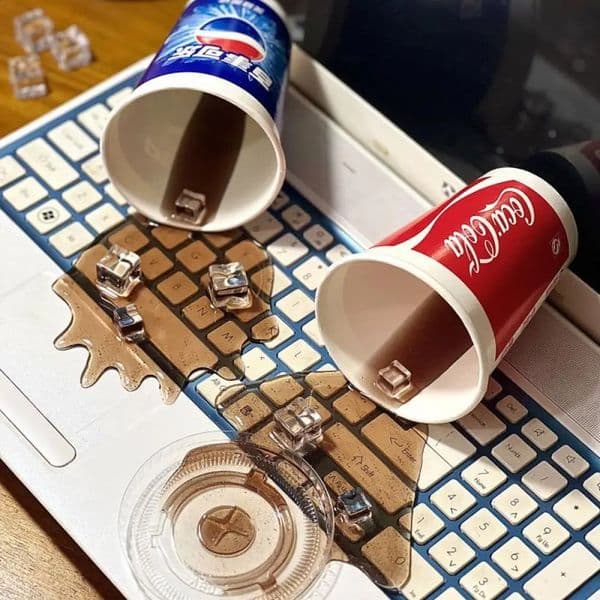 Interesting Broken Egg Phone Stand Creative Desktop Phone Stand Water Bottle Model Phone Stand Creative Birthday Gift 240828