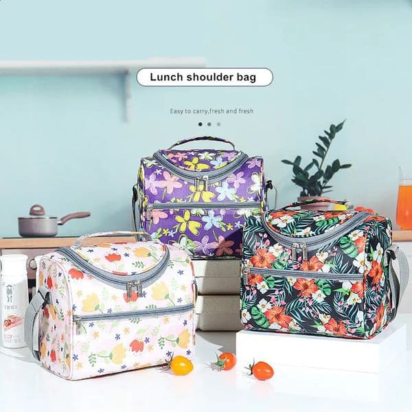Camping Cooler Bag Portable Outdoor Women Fridge Thermal Food Door Picnic Storage Box For Beach Travel Supplies Accsesories 240828