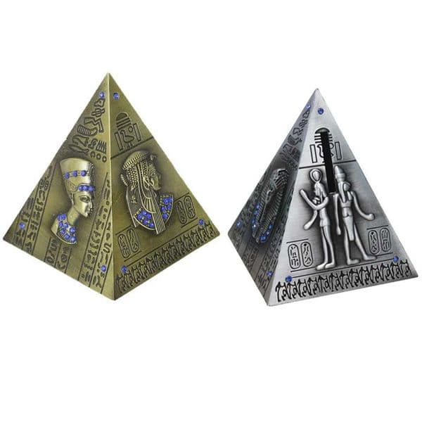 Ancient Egyptian Pharaoh Egyptian Pyramid Orgone Pyramid Meditation Tool Home Decoration Desktop Decoration Miniature Statue W240828