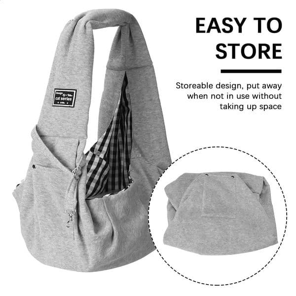 Pet Puppy Bag Cats Puppy Outdoor Travel Dog Shoulder Bag Cotton Single Comfort Sling Handbag Tote Pouch 240828