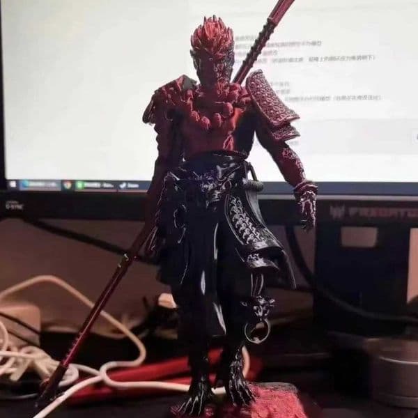3D Printing Black Mythical Goku Monkey King Desktop Decoration Multi Color Available for Office Home Decoration Childrens Gifts 2024 W240828