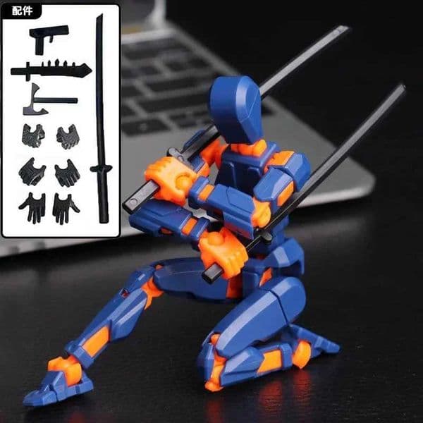 13 joint action character shaping robots 3D printing human body models character assembly toys for parents childrens games childrens gifts W2408288796
