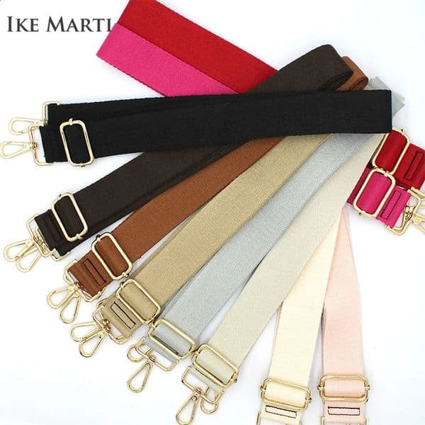 IKE MARTI 140cm Shoulder Bag Strap Cotton Fashion Wide Replacement for Bags Nylon Woman Messenger Accessories Straps 240829Z