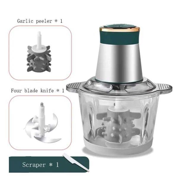 Multi functional garlic peeler household electric meat grinder garlic chopper fruit and vegetable chopper kitchen tool M240830