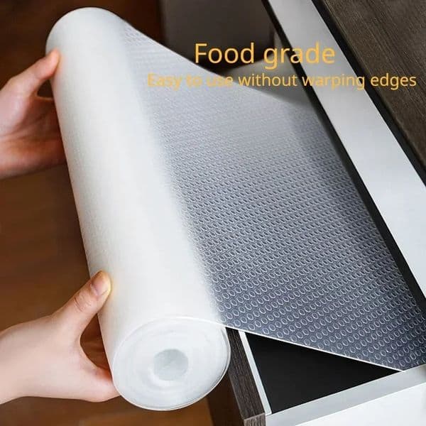 Reusable anti slip mat drawer shelf lining cabinet kitchen organizer table top refrigerant tray protection 240830