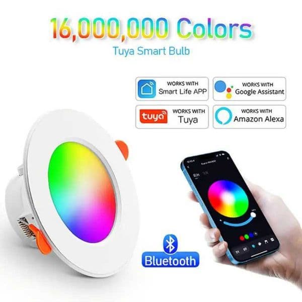 LED tube light Smart life dimming spotlight 10W RGB variable heating and cooling light works together with Alexa Google Home LED spotlight CL240830
