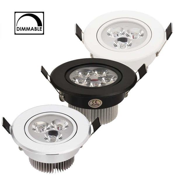 Adjustable LED tube light 3W 4W 5W spotlight LED AC110V 220V Sandy Silver White Black Body House natural sunlight warm pure white CL240830