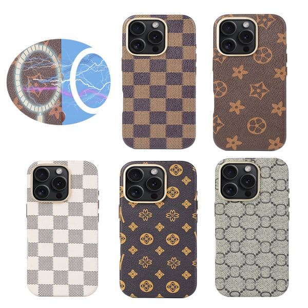 Magnetic designer Phone Case Luxury iPhone Case with Card Holder for iPhone 15 Pro Max Cases 14 13 12 11 15 Plus Cell Phone Cases Leather Mobile Cover