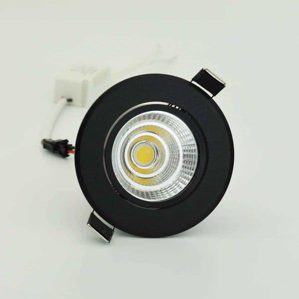 Special black LED spotlight mini 3W 5W 7W COB LED tube light dimmable embedded tube light suitable for ceiling home office hotel 110V 220V CL240830