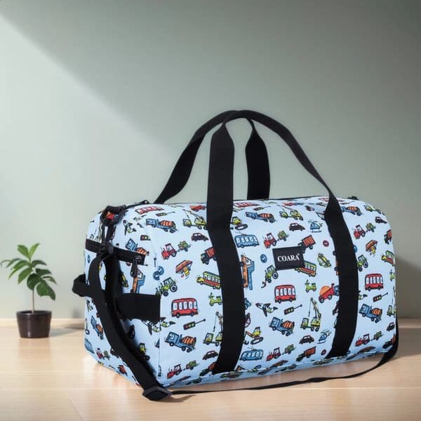 Car Pattern Duffel Bag Overnight Weekender Tote Bag Carry On Shoulder Bag for Traveling Sport and Gym 240829